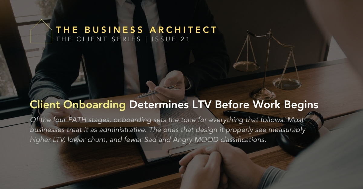 Client Onboarding Determines LTV Before Work Begins